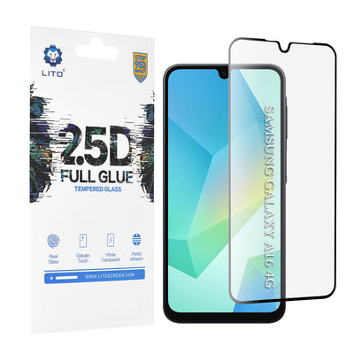 Folie de protectie pentru Samsung Galaxy A16 4G, Lito 2.5D FullGlue Glass