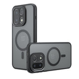Husa pentru OnePlus 15, Techsuit PureFrost MagSafe, negru frost