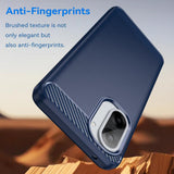 Husa pentru OnePlus Nord CE5, Techsuit Carbon Silicone, albastru