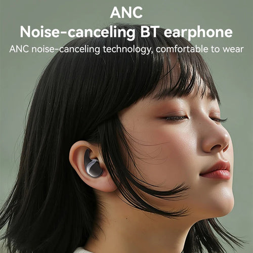 Casti wireless Yesido (TWS30), cu ANC, TWS, Microfon, Bluetooth 5.3, In-ear, 300mAh, negru