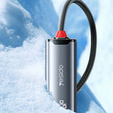Adaptor Yesido Ethernet Adapter (HB26), USB, Type-C to RJ45, pentru Windows, Macos, Linux, 1000Mbps, Gri