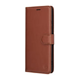 Husa pentru Motorola Moto G86, Techsuit Leather Folio, maro