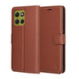 Husa pentru Motorola Moto G86, Techsuit Leather Folio, maro