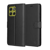 Husa pentru Motorola Moto G86, Techsuit Leather Folio, maro