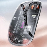 Mouse wireless Yesido Mouse wireless (KB29), Type-C, BT+ 2.4G Connection, 800/1200/1600DPI, 400mAh, alb