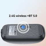 Mouse wireless Yesido Mouse wireless (KB29), Type-C, BT+ 2.4G Connection, 800/1200/1600DPI, 400mAh, alb