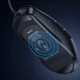 Mouse wireless Yesido Wired Gaming Mouse (KB32), USB, Plug&Play, Ultra-Lightweight Design, RGB Lighting, 7200DPI, negru