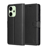 Husa pentru OPPO Reno14, Techsuit Leather Folio, maro