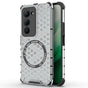 Husa pentru Xiaomi Redmi 15 5G, Techsuit HoneyComb Shield MagSafe, alb