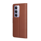 Husa pentru Xiaomi Redmi 15 5G, Techsuit Leather Folio, maro