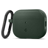 Husa casti pentru AirPods Pro 3, Spigen, Protection Case Vault Acs09827 Air Space Technology Aluminum Holder Midnight, verde