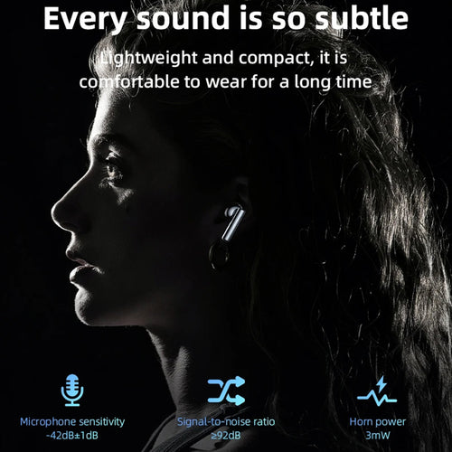 Casti wireless Yesido (TWS23), cu Noice Cancelling, Control tactil, Bluetooth V5.3, In-ear, 300mAh, negru