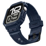 Curea pentru Apple Watch 10 42mm, Spigen Rugged Armor Pro V2 (ACS10495), bleumarin