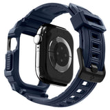 Curea pentru Apple Watch 10 42mm, Spigen Rugged Armor Pro V2 (ACS10495), bleumarin