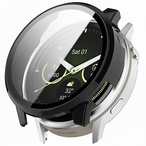 Husa smartwatch pentru Garmin Venu 4 45mm, Techsuit, negru