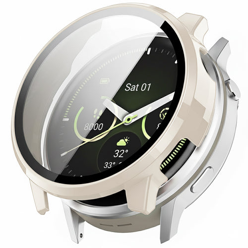 Husa smartwatch pentru Garmin Venu 4 45mm, Techsuit, bej