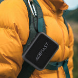 Boxa portabila Acefast Go (K4), Bluetooth 5.4, Portabil, 5W Full-range Speaker, Rezistent la apa IPX7, Type-C, 900mAh, negru