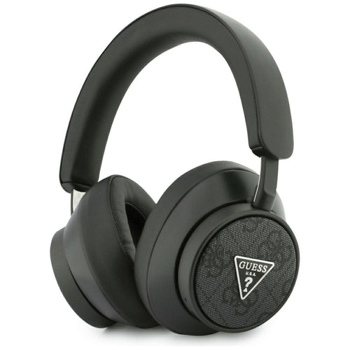 Casti wireless Guess 4G Triangle Logo (GUBHC15PMRTRK), Bluetooth V5.4, IPX4, ENC Technology, Over-ear, negru