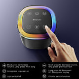 Boxa portabila Yesido Boxa portabila (YSW25), Bluetooth 5.3, Lumini RGB, IP67 Rezistent la apa, Handle, TF, AUX, USB, Type-C, 1800mAh, negru