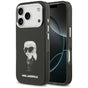 Husa pentru iPhone 17 Pro, Karl Lagerfeld IML Aquarelle MagSafe (KLHMP17LHMKIAQOK), negru
