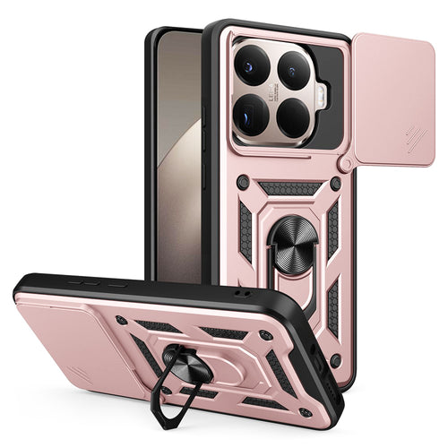 Husa pentru Xiaomi 15T Pro, Techsuit CamShield Series, roz