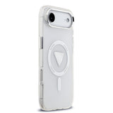 Husa pentru iPhone 17 Air, Guess IML Gradient Triangle Logo MagSafe (GUHMP17MHGTMLCGT), transparenta