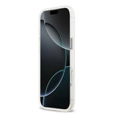 Husa pentru iPhone 17 Air, Guess IML Gradient Triangle Logo MagSafe (GUHMP17MHGTMLCGT), transparenta