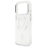 Husa pentru iPhone 17 Pro, Guess IML Gradient Triangle Logo MagSafe (GUHMP17LHGTMLCGT), transparenta