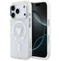 Husa pentru iPhone 17 Pro, Guess IML Gradient Triangle Logo MagSafe (GUHMP17LHGTMLCGT), transparenta