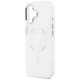 Husa pentru iPhone 17, Guess IML Gradient Triangle Logo MagSafe (GUHMP17SHGTMLCGT), transparenta