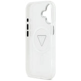 Husa pentru iPhone 17, Guess IML Gradient Triangle Logo MagSafe (GUHMP17SHGTMLCGT), transparenta