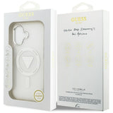 Husa pentru iPhone 17, Guess IML Gradient Triangle Logo MagSafe (GUHMP17SHGTMLCGT), transparenta