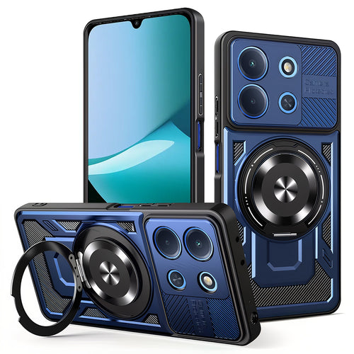 Husa pentru Xiaomi Redmi 15C 4G, Techsuit RuggedCam, albastru