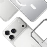 Husa pentru iPhone 17 Pro Max, 3mk Frosty MagCase, alb