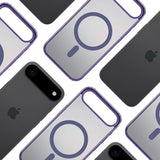 Husa pentru iPhone 17 Air, 3mk Frosty MagCase, bleu