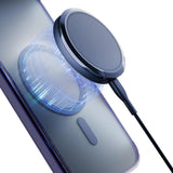 Husa pentru iPhone 17 Air, 3mk Frosty MagCase, bleu
