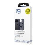 Husa pentru iPhone 16 Pro Max, 3mk Smoke Case Mag&Stand, negru