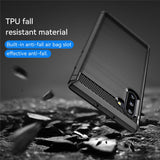 Husa pentru OnePlus 15, Techsuit Carbon Silicone, albastru