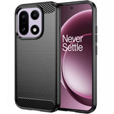 Husa pentru OnePlus 15, Techsuit Carbon Silicone, albastru