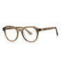 Techsuit Anti-Blue Light Glasses Reflex PC (2228), Round, TR90&Metal Frame, AC Lens, Transparent/Maro