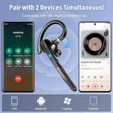 Casca Bluetooth Techsuit Premium Bluetooth Headset TalkZen (G9), HandsFree, BT5.1, Dual Noise Cancelling Microphone, 500mAh, 72hrs, negru
