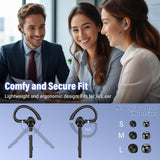 Casca Bluetooth Techsuit Premium Bluetooth Headset TalkZen (G9), HandsFree, BT5.1, Dual Noise Cancelling Microphone, 500mAh, 72hrs, negru