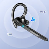 Casca Bluetooth Techsuit Premium Bluetooth Headset TalkZen (G9), HandsFree, BT5.1, Dual Noise Cancelling Microphone, 500mAh, 72hrs, negru