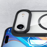 Husa pentru iPhone 17 Air, 3mk Satin Armor MagCase, negru