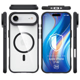 Husa pentru iPhone 17 Air, 3mk Satin Armor MagCase, negru