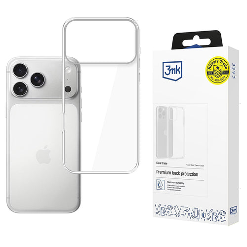 Husa pentru iPhone 17 Pro Max, 3mk Clear Case, transparenta