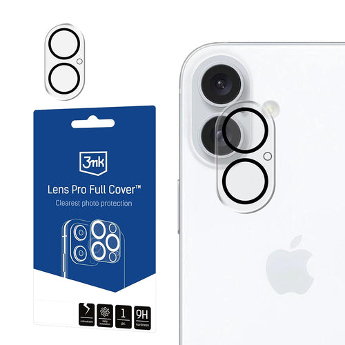 Folie de protectie pentru iPhone 17, 3mk Lens Pro Full Cover