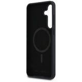 Husa pentru Samsung Galaxy S25 FE, Karl Lagerfeld Silicone KC Heads MagSafe (KLHMS25FESKCHTCK), negru
