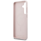 Husa pentru Samsung Galaxy S25 FE, Karl Lagerfeld Silicone KC Heads MagSafe (KLHMS25FESKCHTCP), roz