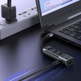 Hub USB Yesido Docking station 5in1 (HB24), Type-C to 3x USB, USB-C, Mini DisplayPort, PD100W, Incarcare rapida, 4K@30Hz, 5Gbps, gri